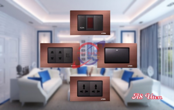 Thông số kỹ thuật của Bộ công tắc 20A, đèn báo đỏ, công tắc 1 chiều A8