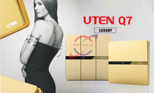 Lựa chọn Bộ công tắc 2 chiều và ổ cắm 3 chấu - Q7.0 - Uten